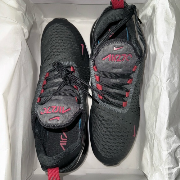 Men’s Nike Air Max 270 Anthracite Team Red - Picture 3 of 4